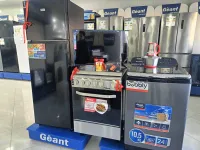Pack electromenagers 7 produits Géant tv réfrigérateur cuisinière machine à laver 