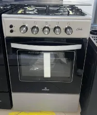 Cuisinière cristor 55cm gula Noir inox blanc 