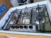 Plaque de cuisson luxell  4 feux inox noir / 5 feux inox 