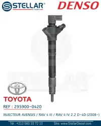 INJECTEUR COMPLET PIEZO TOYOTA RAV4 AVENSIS D4D