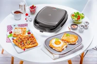 TEFAL Snack Time Gaufrier et Croque monsieur 700w