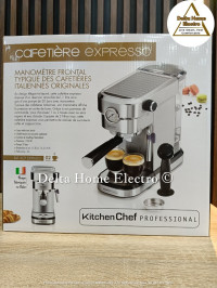 machines-a-cafe-et-mousseurs-kitchenchef-professional-cafetiere-expresso-avec-manometre-20-bars-1350w-1-tasse-expr6851-kolea-tipaza-algerie