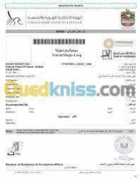 E-visa Dubai/ turquie/ egypte/ azerbaidjan