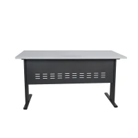 Bureau ECOMOD 1.40x0.80m Piètement Métallique Gris