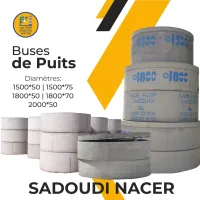 Buse en béton armé pour puits 