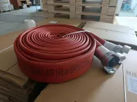 Tuyau d'Incendie Rouge/Blanc (GOMTEX) DN45|65-70|100mm 16Bar (Anti-incednie)