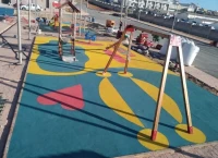 Résine pour aires de jeux 