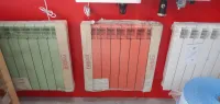 Radiateur ragall italy  orange+ beige