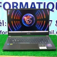 MSI cyborg i7 1265H RAM 16 GB 512SSD  NVIDIA GeForce RTX 4060 8GB écran 15.6 144Hz