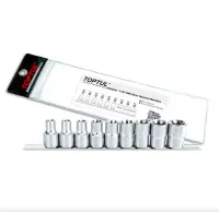 Jeu de rails de douilles en étoile 9pcs 1/2" GAAG0901  TOPTUL