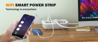 Multiprise -  Ldnio SEW3452 - Intelligente Wi-Fi - À 03 Prises CA