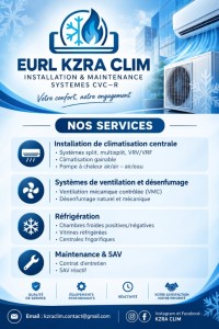 تبريد-و-تكييف-kzra-clim-installation-et-maintenance-حيدرة-الجزائر