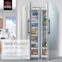 Iris twins ( cengelateur + réfrigérateur ) inox ventilé 165000 da thumbnail 5
