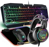PACK SPIRIT OF GAMER  ULTIMATE 500 -RGB 4EN1 CLAVIER+SOURIS+CASQUE+TAPIS
