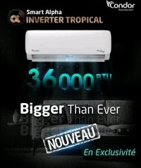 Climatiseur Split CONDOR SMART ALPHA TROPICAL INVERTER 36000 BTU