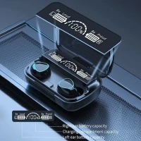 سماعات بلوتوث لاسلكية M10 و POWER BANK في نفس الوقت للهواتف الذكية وسماعات الأذن - ECOUTEURS 