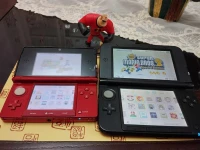 Nintendo 3DS XL flashé pleine de jeux 