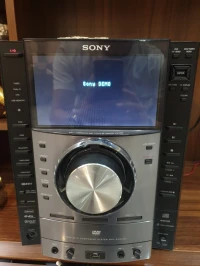 Chaîne sony GZR33DI Mp3 DVD Dvix 3CD changer cassette mic dts dolby disque dur interne neuf 