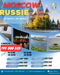 Voyage organisé Russie Moscow été 2025
