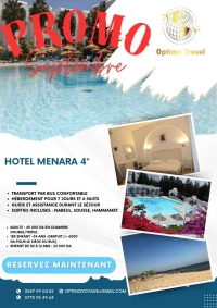 VOYAGE ORGANISE Tunisie HAMMAMET septembre !