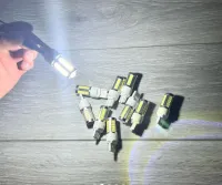 Lampe LED T20 veilleuse feux de jour marche arrière 