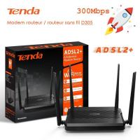 شبكة-و-اتصال-modem-routeur-4-antennes-sans-fil-n300-adsl2-d305-tenda-عين-طاية-الجزائر