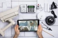 Installation system alarm et anti intrusion camera de surveillance et réseau informatique