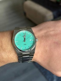 Tissot PRX blue tiffany