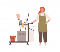 عاملة نظافة و مساعدة في المطبخ