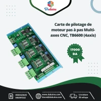  Carte de pilotage de moteur pas à pas Multi-axes CNC, TB6600 (4axis)
