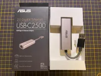 ASUS 2.5 Gigabit Ethernet USB-C2500 Adaptateur Réseau USB 3.0 vers Ethernet 100/1000/2500 Mbps