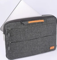 Wiwu Smart Stand Laptop Sleeve Case Bag pour Macbook Pro/Laptop 15.4"  Noir  -  Gris