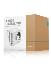 تبريد-aircooler-deepcool-ak620-digital-wh-top-performance-silencieux-lga1700-am5-6-pipes-blanc-حسين-داي-الجزائر