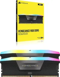 CORSAIR VENGEANCE RGB DDR5 32 Go - 2 x 16 Go - 6400 MHz CL32  - Kit Dual Channel 2 barrettes