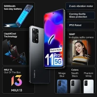 XIAOMI REDMI NOTE 11 PRO + Plus 5G - 8 Gb - 256 Gb - 6.67" Super Amoled - 5000 mAh - 108 Mp - Version Global - Blister -