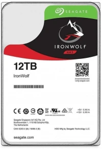 Disque Seagate IronWolf NAS - 12Tb - 3.5" SATA - 7200 RPM - Red -