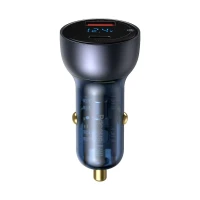 Baseus Digital Display Dual Mini Chargeur De Voiture Affichage numérique particulier PPS - QC 65w
