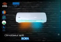 CLIMATISEUR IRIS SPLIT BORA - 2025 - 12000 BTU - NON INVERTER - COMPACT - PERFORMAN - BLANC 
