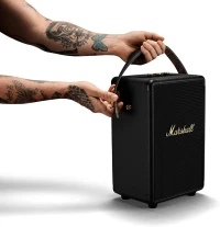 BAFFLE MARSHALL TUFTON - BLUETOOTH PORTABLE - - MULTI-HÔTES - TRUE STEREOPHONIC - IMPERMÉABLE- NOIR 