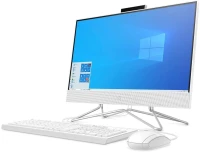 HP 200 G4 All In One  Intel Pentium J5040 - 1T HDD- 4Go - 21,5 Full HD Gris - Blanc 