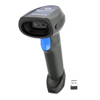 HENEX HC-5208SR LECTEUR CODE A BARRE - USB 2,4 G + BT + CÂBLE TYPE-B - SANS FIL - NOIR 