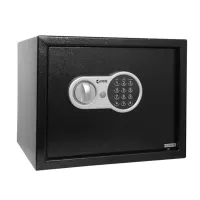 COFFRE FORT SE-S30EV - ACIER DURABLE - 40x32x32 cm - PANNEAU ÉLECTRONIQUE - SÉCURITÉ MAXIMALE -NOIR