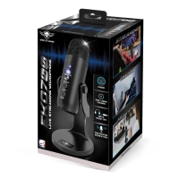 Spirit Of Gamer EKO700 - Microphone à directivité cardioïde - pour streaming - podcasts-  voix-off