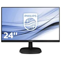 PHILIPS 243V7QDSB - 23.8 LED - 5 Ms - 60 Hz - Dalle IPS - HDMI DVI - Noir - 