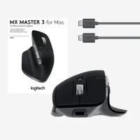 Logitech MX Master 3 for Mac - Souris sans fil - ultra-rapide 4000 PPP- USB-C -  Bluetooth