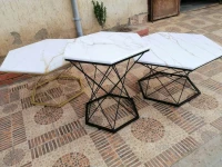 table basse hexagonale disponible en gros