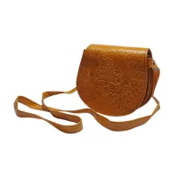 Sac épaule traditionnel fait main par des artisans de Tamanrasset 16*15*9 cm