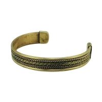 Bracelet Traditionnel 100% en Cuivre pour Adulte avec un diamètre de 7 cm 