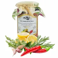 Olive Vertes Piquantes Concassées au Citron sans Conservateurs & sans Colorants 420g