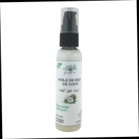 Huile de Noix de Coco Pressée à Froid Pure et 100% naturel Sans Additifs 50ml